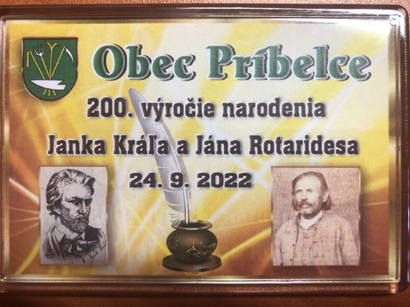 Spomienková slávnosť pri príležitosti 200. výročia narodenia Jan 