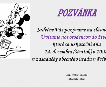 Uvítanie detí do života 14.12.2023