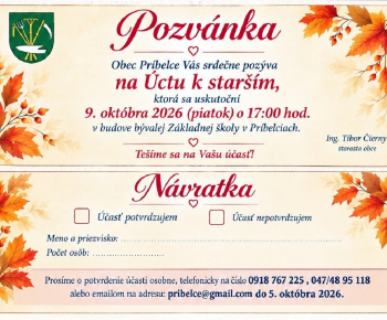 Úcta k starším 2026