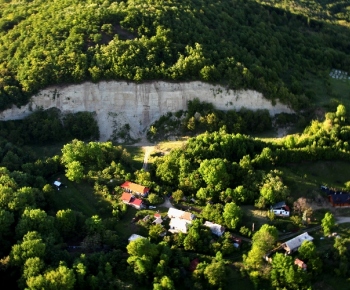 Letecké fotografie obce Príbelce